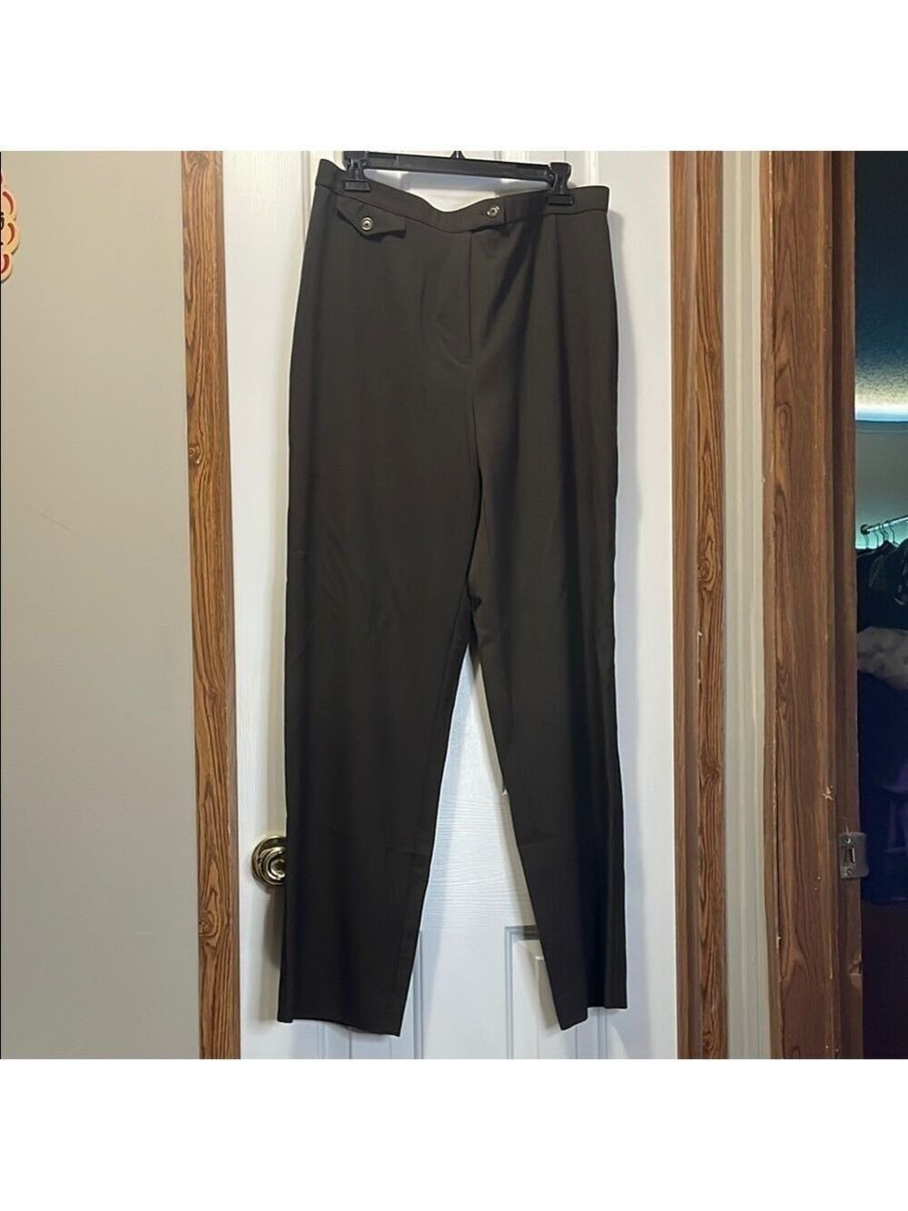Kim Rogers Brown Trousers with Classic Fit and Straight Leg 16 EUC
